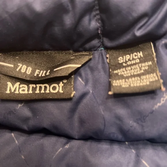 Marmot Blue Puffer Jacket s/p blue Mr - Picture 8 of 8